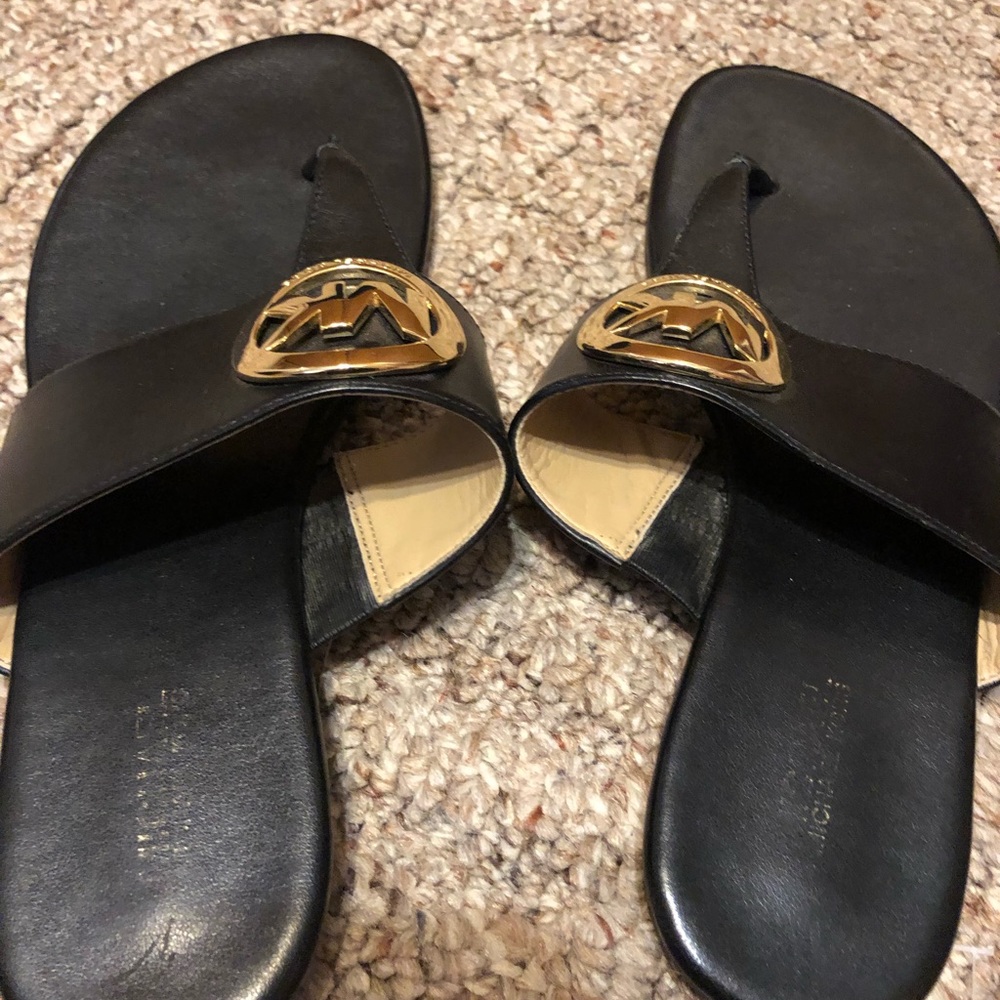 Michael kors black sandals